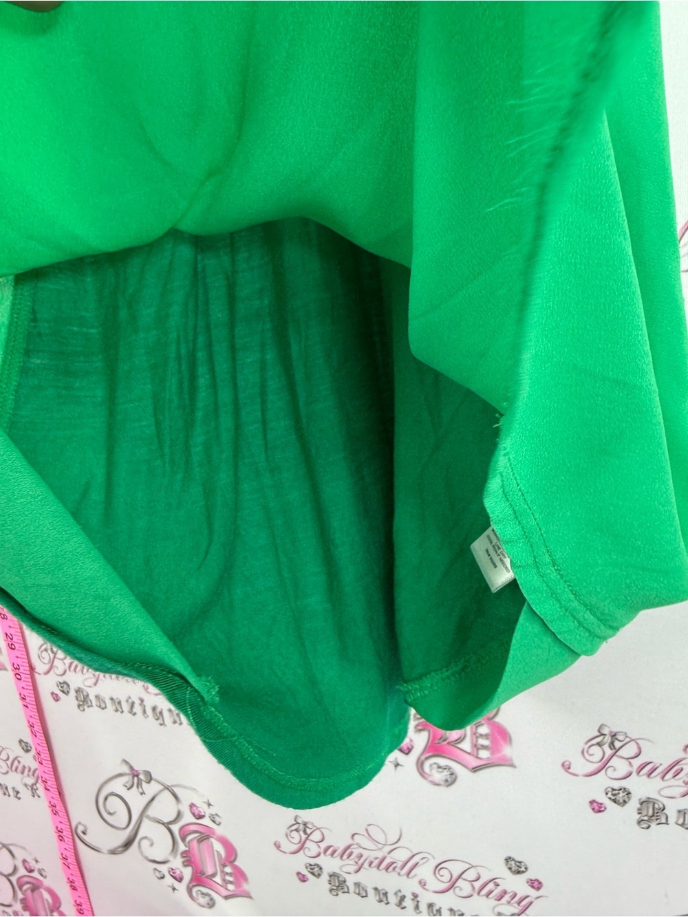 Express Green Racerback Tank with Zip Back - Picture 9 of 11